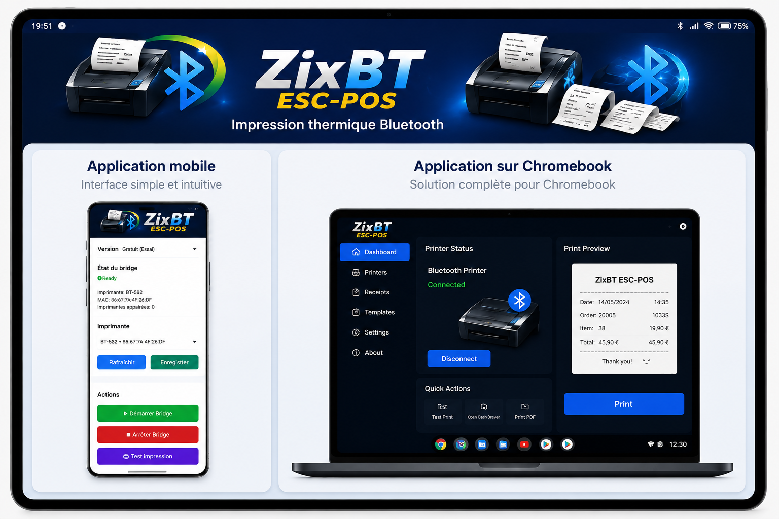 ZixBT ESC-POS illustration